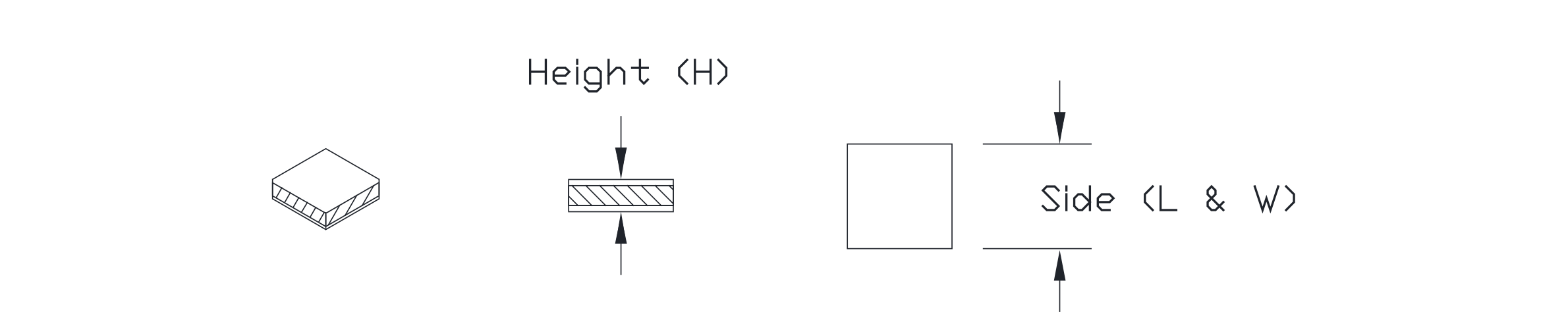 Typical A1 NTC Thermistor dimensional drawing
